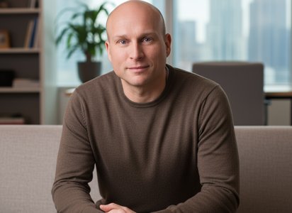 Mitarbeiter von Dashing Consulting sitzt im Büro und blickt in die Kamera – Ansprechpartner für professionelle Recruiting Beratung.