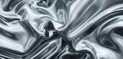 Abstrakte, metallisch wirkende Oberfläche als Symbol für Struktur, Stabilität und systematisches Recruiting im Rahmen von DashingPLATINUM.